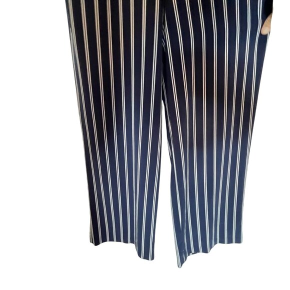 Tahari Womens Sleeveless Striped Jumpsuit Size 6 - Picture 5 of 10
